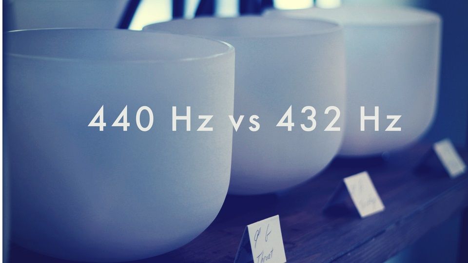 440 Hz vs 432 Hz Cyrstal Singing Bowls