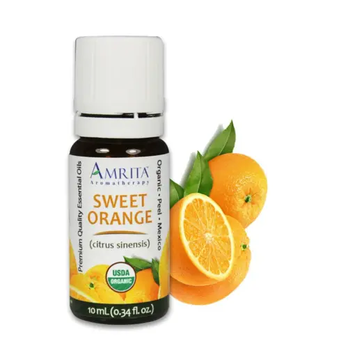 THEOMSHOPPE CSB Sweet Orange Essential Oil – Certified Organic – Grade A Therapeutic – 10 ml