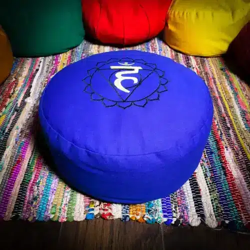 THEOMSHOPPE CSB Zafu Round Meditation Pillow – Royal Blue